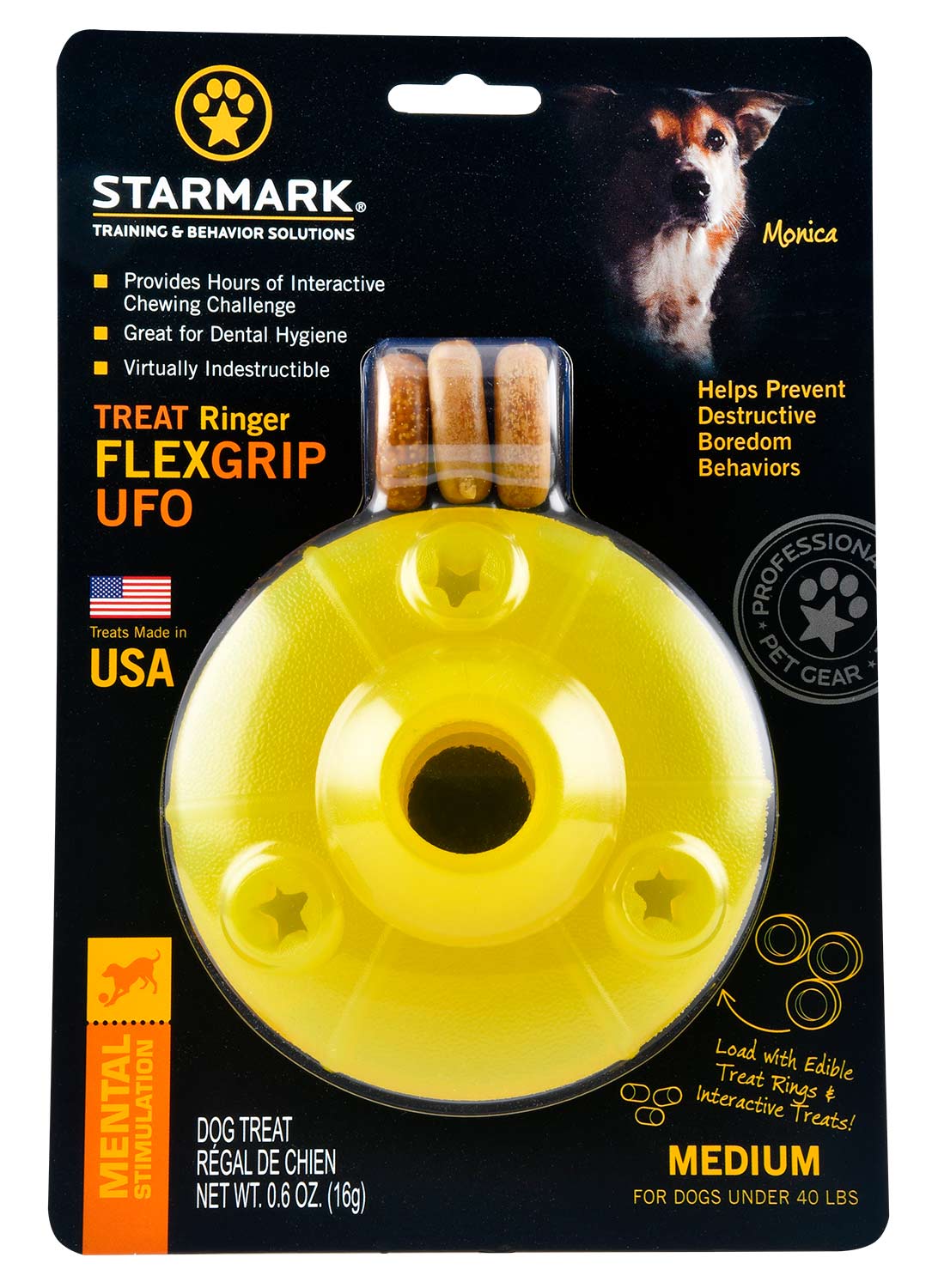 Treat Ringer FlexGrip UFO Dog Treat Toy — Lambert Vet Supplies