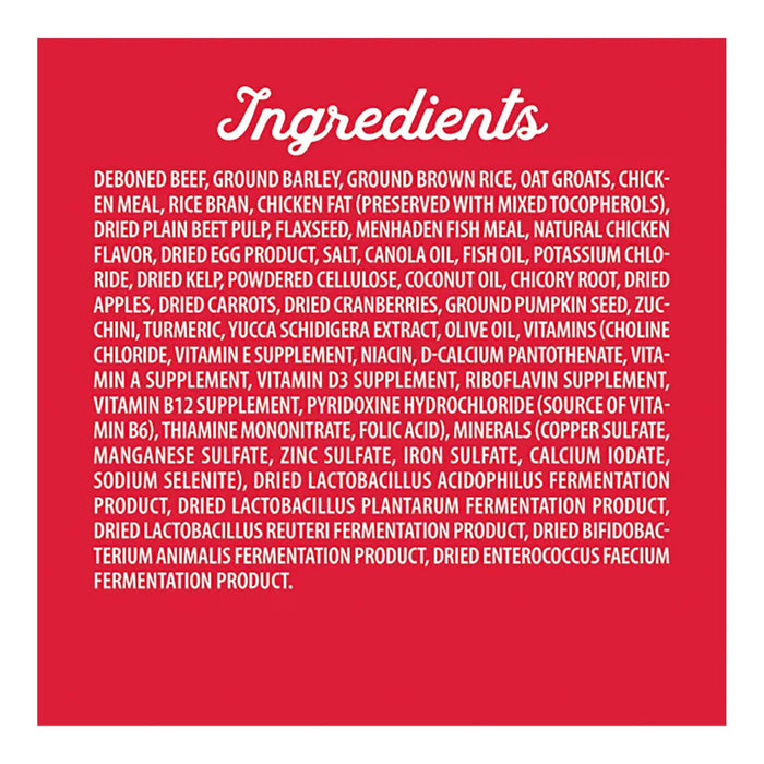 Triumph Wild Spirit Dry Dog Food Deboned Recipe, 30 lb - SUS2Z - 30 lb. - Beef - 2