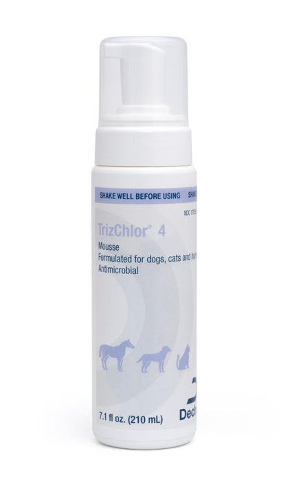 chlor palm for cats TrizCHLOR 4 Mousse for Horses, Dogs & Cats, 7.1 oz
