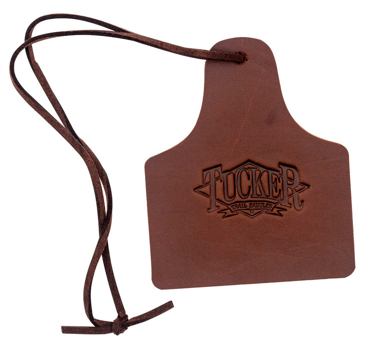 DISCONTINUED - Tucker Cattle Ear Tag Leather Air Freshener - RD1DL - Leather - 24