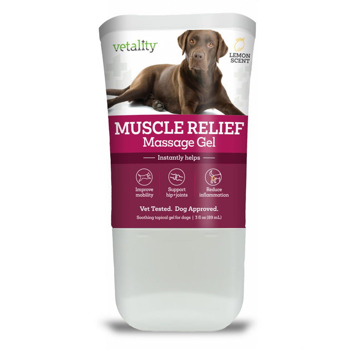 Vetality Muscle Massage Gel Size 3 FL OZ