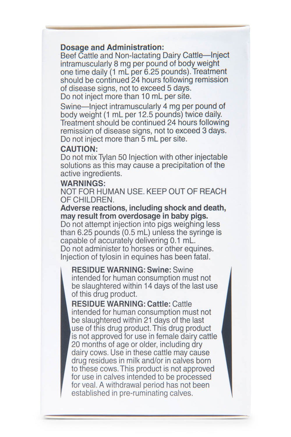Elanco Tylan 50 Injectable, 100 mL — Lambert Vet Supplies