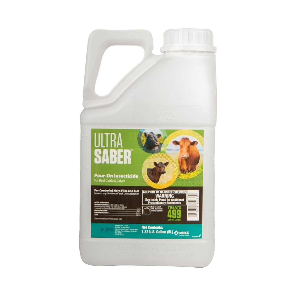 Ultra Saber Pour-On Insecticide 5 Liter for Cattle — Lambert Vet Supplies