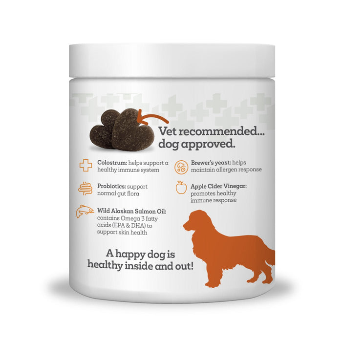 Vetality Aller - Immune Skin & Coat Well Chews for Dogs – Lamb Flavor, Supports Healthy Skin, Shiny Coat & Strong Pads - TVB3Q - Lamb - 60 ct - 3
