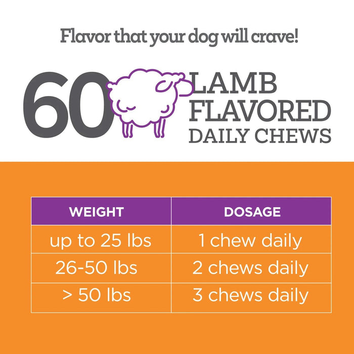 Vetality Aller - Immune Skin & Coat Well Chews for Dogs – Lamb Flavor, Supports Healthy Skin, Shiny Coat & Strong Pads - TVB3Q - Lamb - 60 ct - 5