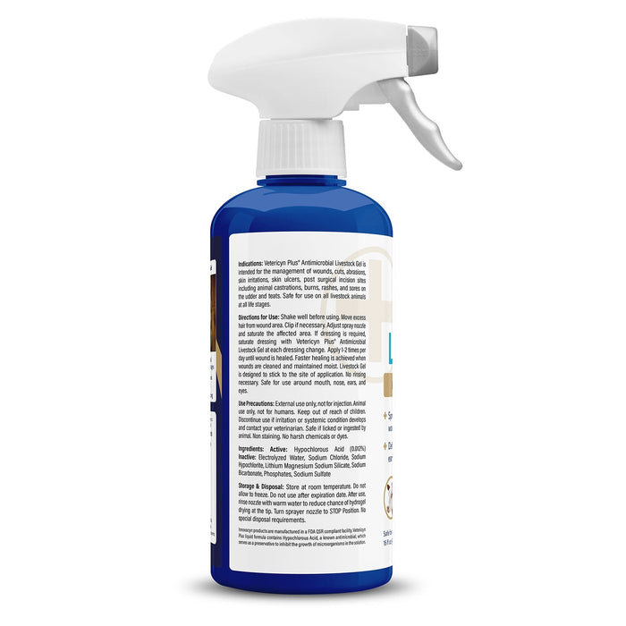 Vetericyn Plus Utility Gel, 16 oz - LANU1 - 2