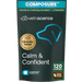VetriScience Calm & Confident Peanut Butter-Flavored Calming Chews for Dogs, 120 Count - VS31 - Peanut Butter - 120 Chews - 1