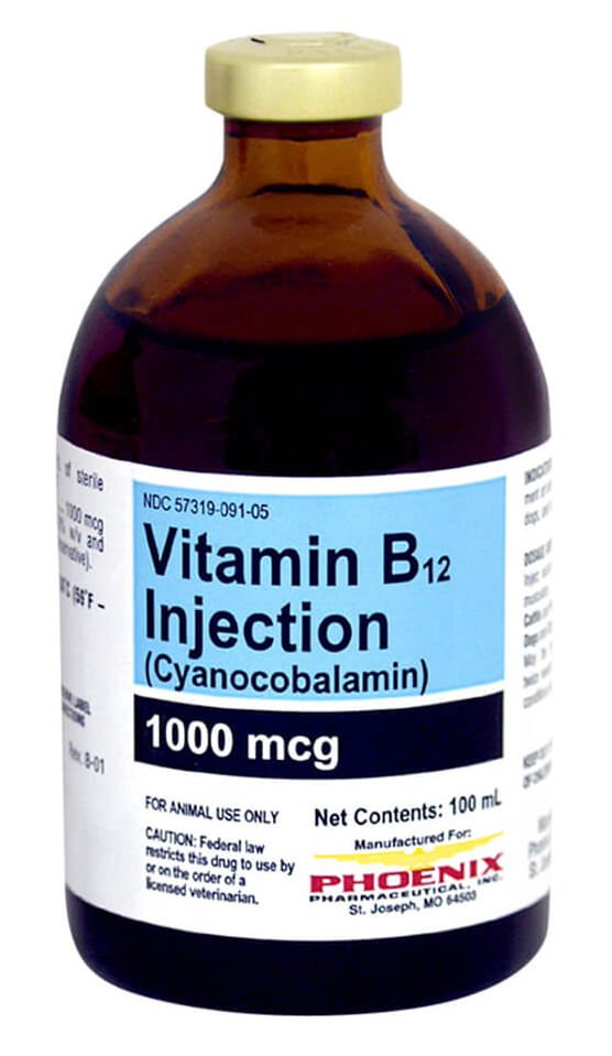 cost of b12 injections for cats Vitamin B-12 Injectable, 1000mcg