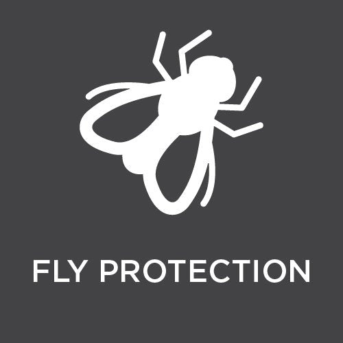 WeatherBeeta ComFITec Hexi Shield Ride On Fly Mask – Horse Bridle Fly Protection - KOBB7 - Silver - Medium - 3