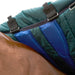 WeatherBeeta ComFiTec Plus Dynamic Detach - A - Neck Heavy Weight Turnout Blanket for Horses - 1200D, 360g Polyfill, Waterproof & Breathable - KOBAF - Forest Green / Navy Trim - 66" - 360 g - 3
