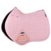 WeatherBeeta Prime Air - Tec Jump Shaped Equine Saddle Pad for English Riding - KOAH1 - Light Pink - Large - 13