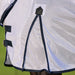 WeatherBeeta Saxon Combo Neck Mesh Horse Fly Sheet with Belly Wrap - KOBBG - White / Navy - 66" - 12
