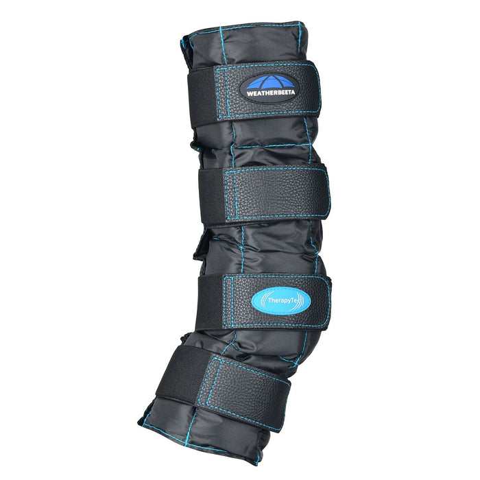 WeatherBeeta Therapy - Tec II Gel Ice Boots – Cold Therapy for Horses, Tendon & Joint Recovery - KOAD3 - Black - Small - 2 ct - 2