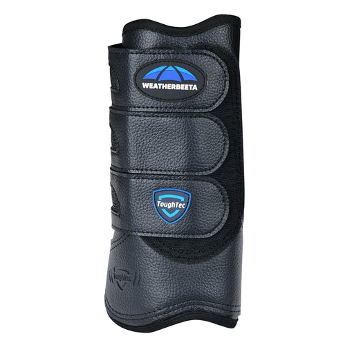 WeatherBeeta Tough - Tec Eventing Front Boots for Horses - KOACB - Black - Medium - 2 ct - 2