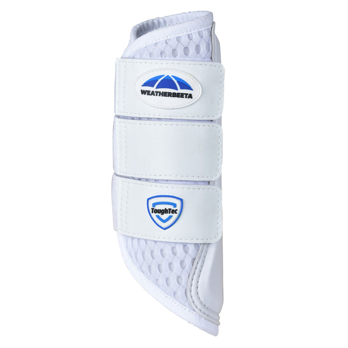 WeatherBeeta Tough - Tec Mesh Brushing Boots for Horses, 2 ct - KOAAU - White/White - Small - 2 ct - 6