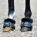 WeatherBeeta Tough - Tec Prime Fleece Trim Rubber Bell Boots for Horses - KOADZ - Black/Black - Small - 2 ct - 10