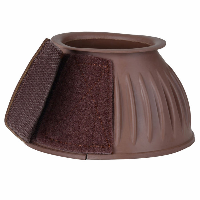 WeatherBeeta Tough - Tec Prime Rubber Bell Boots for Horses - KOADB - Brown/Brown - Small - 2 ct - 7