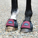 WeatherBeeta Tough - Tec Prime Rubber Bell Boots for Horses - KOADE - Black/Burgundy - Small - 2 ct - 15