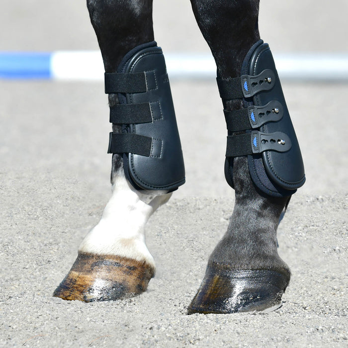 WeatherBeeta Tough - Tec Pro Open Front Boot - KOAC5 - Black - Medium - 2 ct - 1