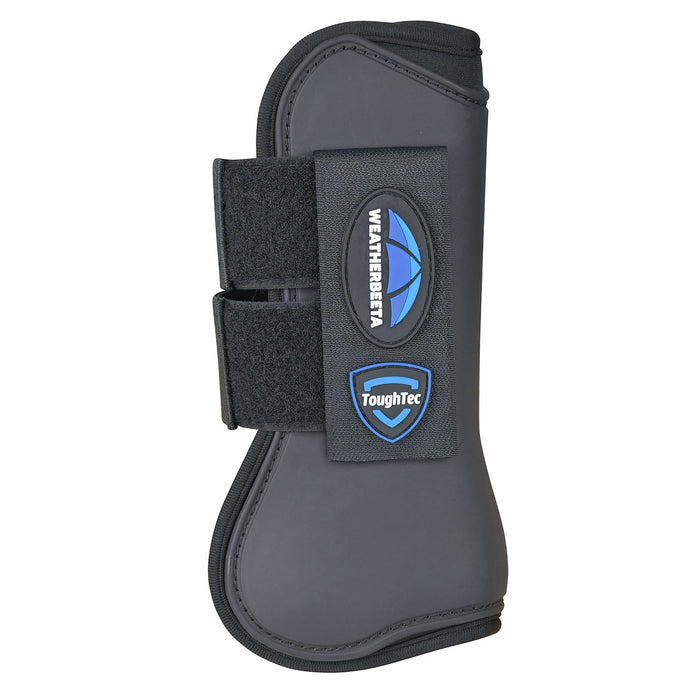 WeatherBeeta Tough - Tecc Prime Open Front Boots for Horses - KOAB6 - Black/Black - Small - 2 ct - 3