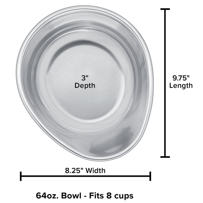 WeatherTech Pet Feeding System Extra Bowls, BPA - Free Plastic - WTD5U - 8 oz - Holds 1 Cup - White - 1 - 6