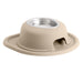 WeatherTech Single High Pet Feeding System, Stainless Steel - WTD4R - Tan - 3" High, 8 oz - 33