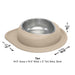 WeatherTech Single Low Pet Feeding System, Stainless Steel - WTD5J - Dark Grey - 32 oz - 27