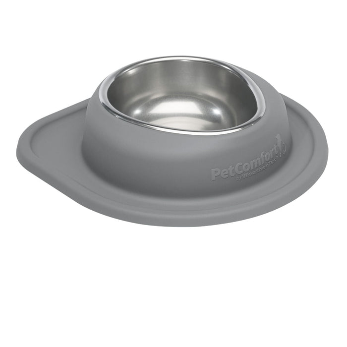 WeatherTech Single Low Pet Feeding System, Stainless Steel - Jeffers - Animal & Pet Supplies > Pet Bowls, Feeders & Waterers