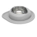 WeatherTech Single Low Pet Feeding System, Stainless Steel - WTD5K - Light Grey - 32 oz - 12