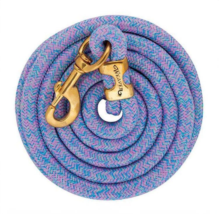 10' Mosaic Poly Lead Rope with Bolt Snap by Weaver — Lambert Vet Supplies