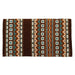 Weaver New Zealand Wool Show Saddle Blanket for Horses, 6 lbs - WLCQQ - Chestnut, Buckskin & Turquoise - 6 lb - 34" x 38" - 3