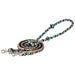 Weaver Polyester Braided Barrel Rein for Horses - WLC8K - Turquoise Brown & Tan - 3/4" x 8' - 5