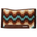 Weaver Synergy Contoured Performance Wool & Felt "Stampede" Saddle Pad - WLCPM - 32" x 34" - Brown & Sand - 6