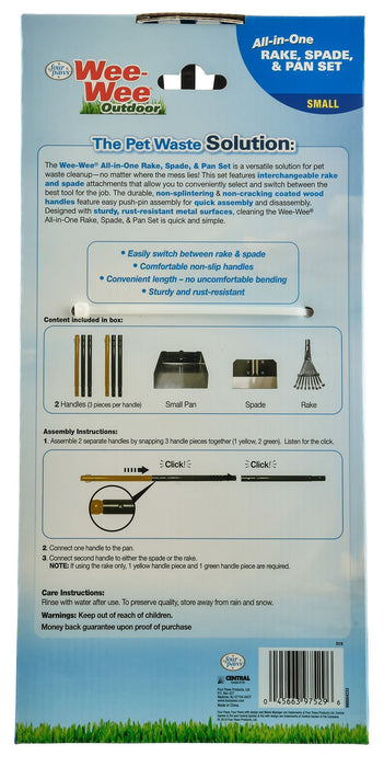 Lambert Rake Wee-Wee Outdoor All-in-One Rake, Spade, and Pan Set — Lambert Vet Supplies