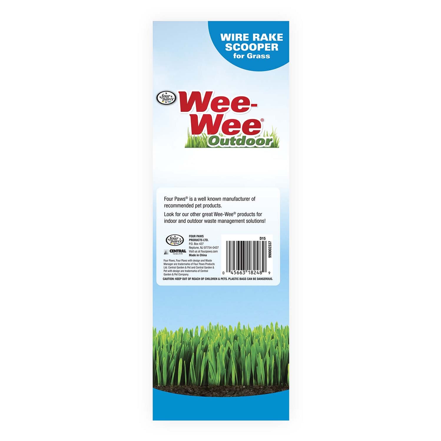 Wee-Wee Wire Rake Dog Pooper Scooper For Grass, 29.5
