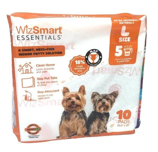 WizSmart Essentials Pads, Large - 024PC-0459 - 10ct - 1