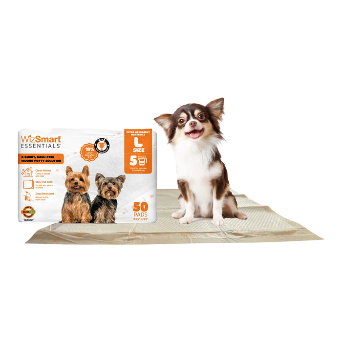 WizSmart Essentials Pads, Large - 024PC-0466 - 50ct - 11