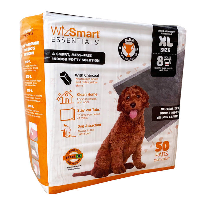 WizSmart Essentials Pads with Charcoal, XL, 50 ct - 024PC-0510 - XLarge - 3