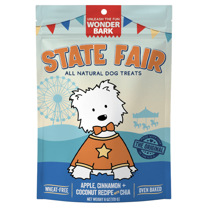 Wonder Bark Everyday All Natural Grain - Free Dog Treats - WB27 - State Fair - 6 oz - 5