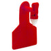 Z Tags Small Livestock Tags, Blank (25) Color Red