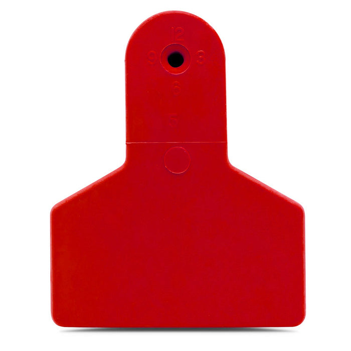 Z Tags Small Livestock Tags, Blank (25) Color Red