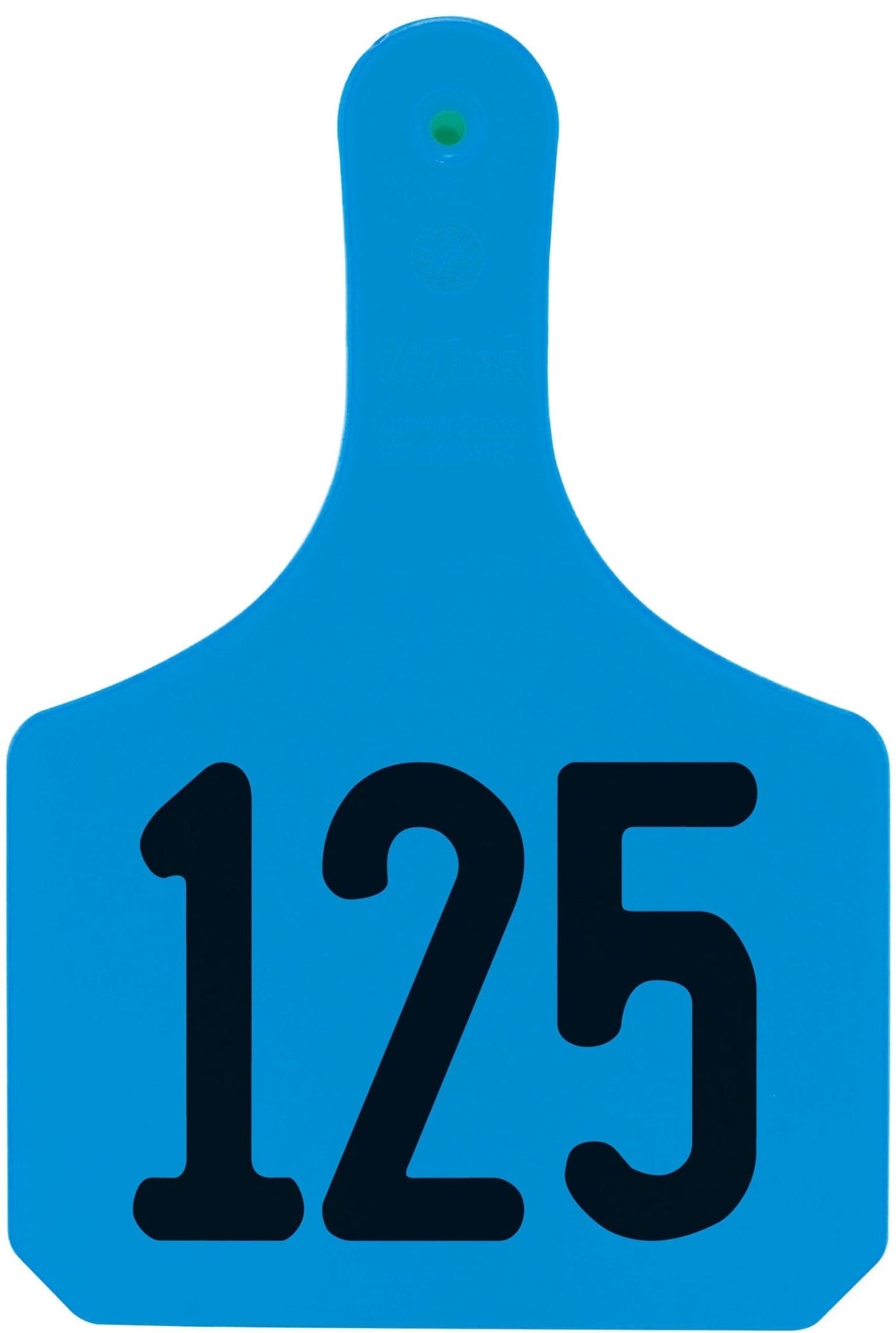 Y - Tag Numbered 1 - Piece Ear Tags, 25 ct - XUCR - Cow - Blue - 1 - 25 - 1