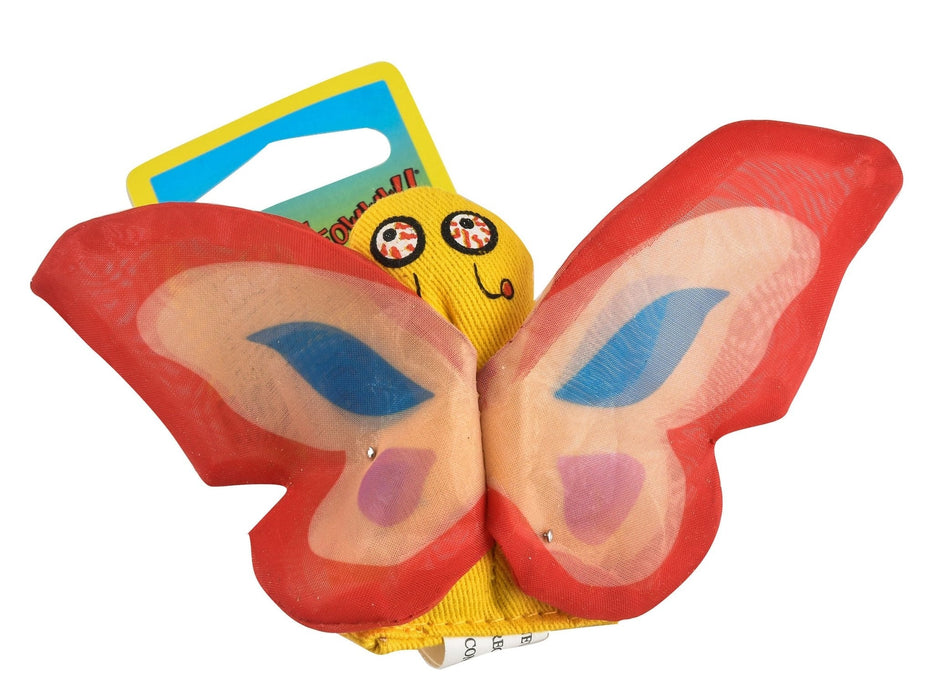 Yeowww! Crinkle Catnip Butterfly Cat Toy - DWPZF - Red - Each - 11