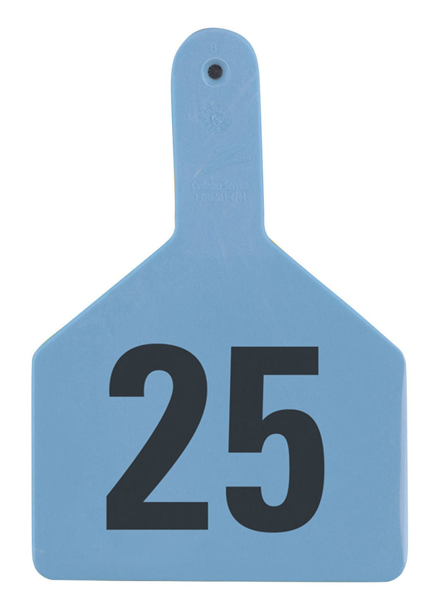 Z Tags Numbered Livestock Ear Tags (Cow), 25 count — Lambert Vet Supplies