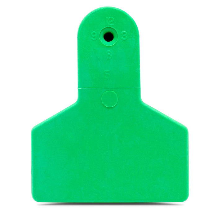 Z1 No - Snag Blank 1 - Piece Ear Tags - X1YD - 25 ct - Small Livestock - Green - 9