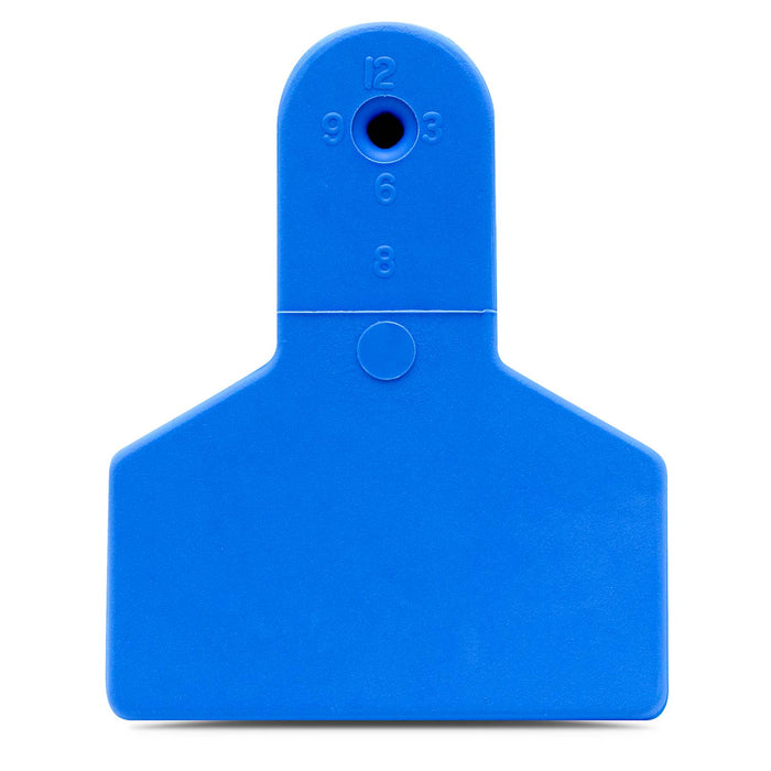 Z1 No - Snag Blank 1 - Piece Ear Tags - X1YG - 25 ct - Small Livestock - Blue - 14