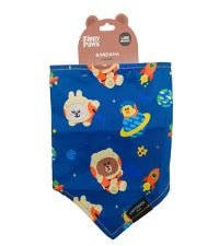 Zippy Paws Reversible Pet Bandana for Dogs Under 20” Neck - ZPP18 - Space Adyssey - 1