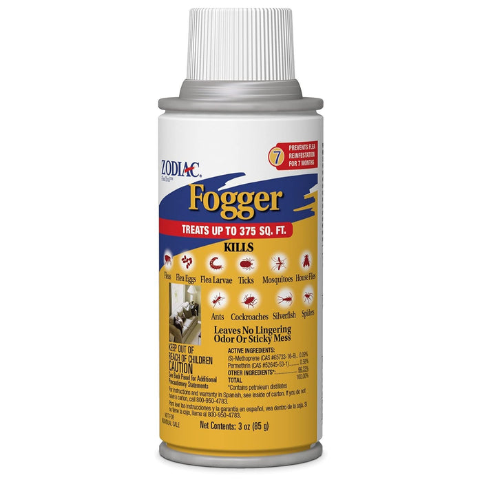 Zodiac Flea & Tick Room Fogger, 3 Pack of 3 oz Cans - FAAAG - 3 oz Cans - 3 pk - 4