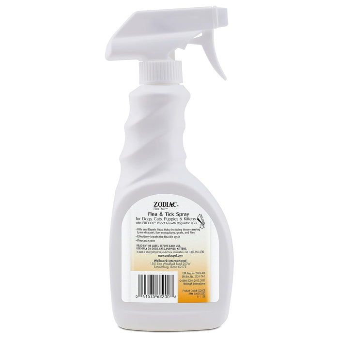 Zodiac Flea & Tick Spray for Dogs, Cats, Puppies & Kittens, 16 oz - FAAAY - 16 oz - 1 - 2