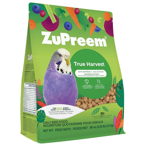 ZuPreem Natural Premium Daily Bird Food – Complete Pelleted Nutrition - NAA3 - Small Birds - 2.25 lbs - 1